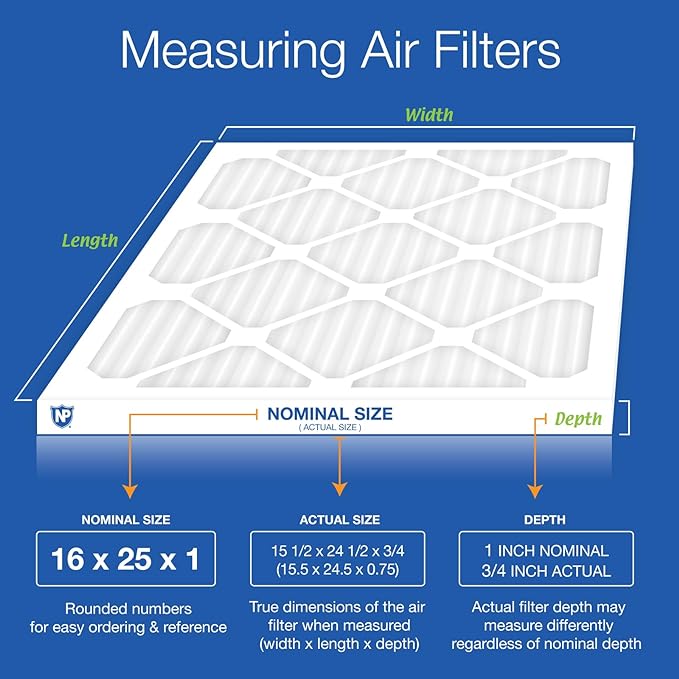 Nordic Pure 16x25x1 Pleated MERV 10 Air Filters 4 Pack - Image 2