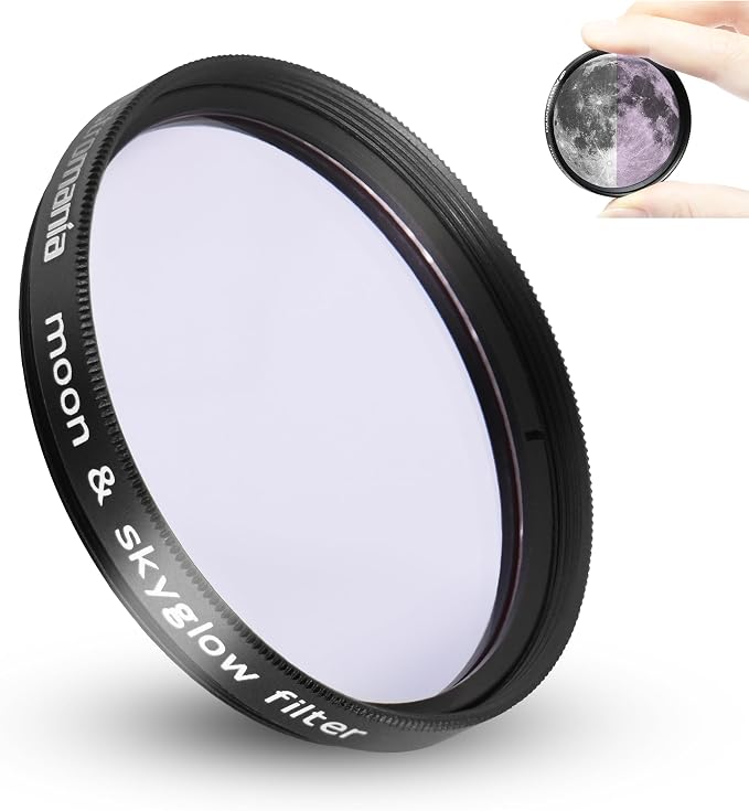 Astromania Telescope Moon Filter 2 Inch, Moon Skyglow Filter Reduces Moon Glare by AstromaniaOptics