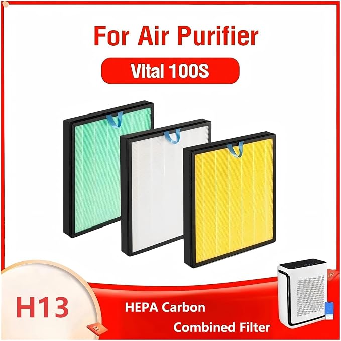 Replacement HEPA Carbon Combined Filter，Compatible - Image 2