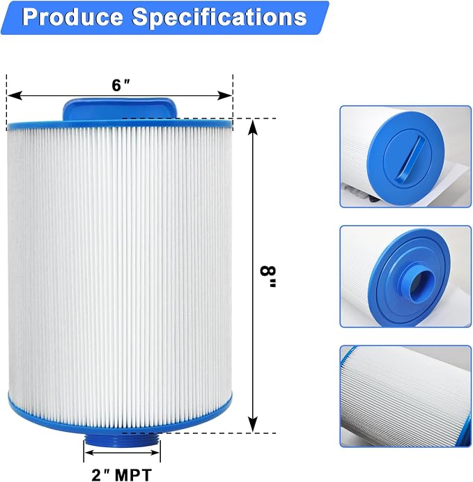 PAS40-F2M Replacement Hot Tub Spa Filter Compatible - Image 2