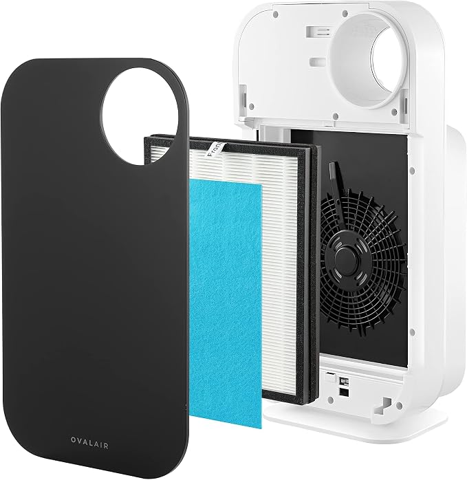 OVAL AIR AIR1000I-COVER Custom Air Purifier Face Cover, 24.4" x 13.7" x 1.38" - Image 6