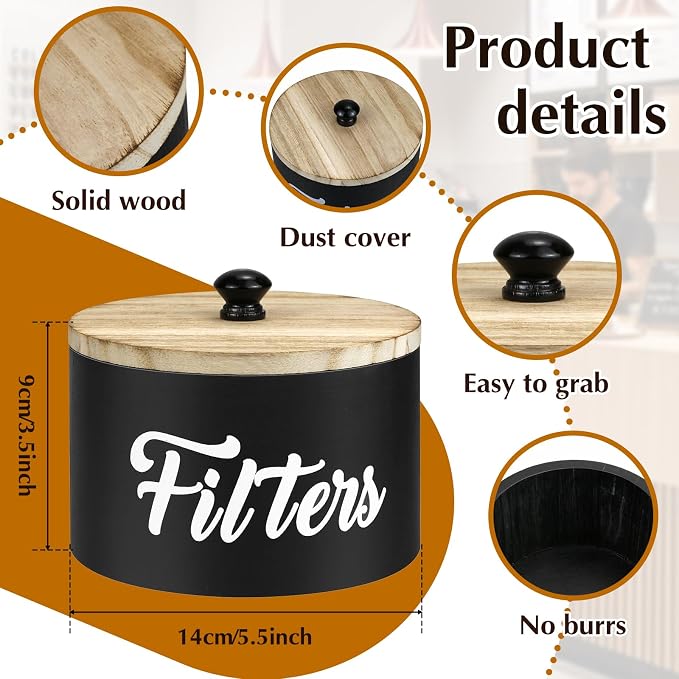Wooden Coffee Filter Holder - Image 3