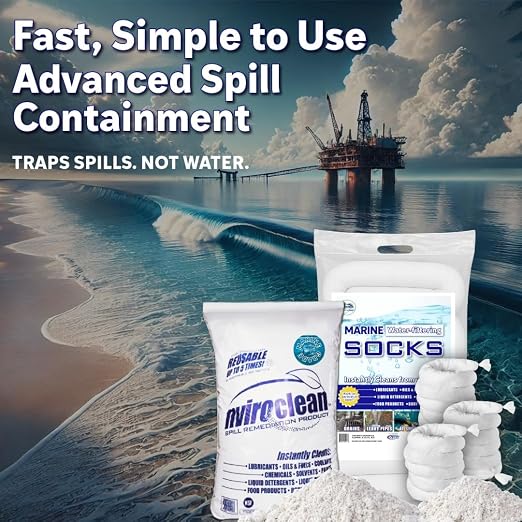 2-N-1 Water-Filtering | Super Absorbent & Encapsulant Spill Cleanup up to 216lbs - Image 9