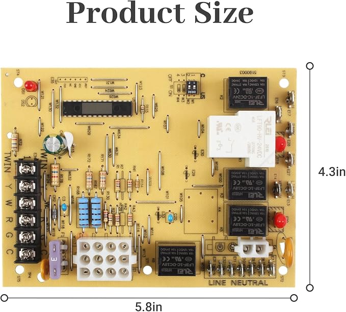 New Upgrade 50A55-743 Furnace Control Board, Replacement - Image 6