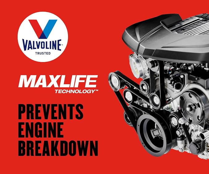 Valvoline Motor Oil, 5 QT | High Mileage | Synthetic Blend | MaxLife Technology - Image 5