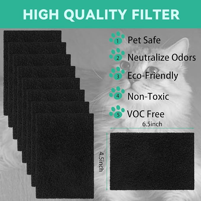 8 Pcs Charcoal Filters Compatible - Image 2