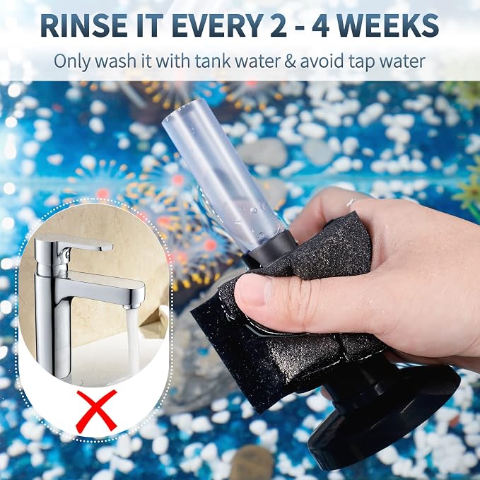 Pawfly Aquarium Bio Sponge Filter Quiet Betta Fry Shrimp and Small Fish Foam - Image 7