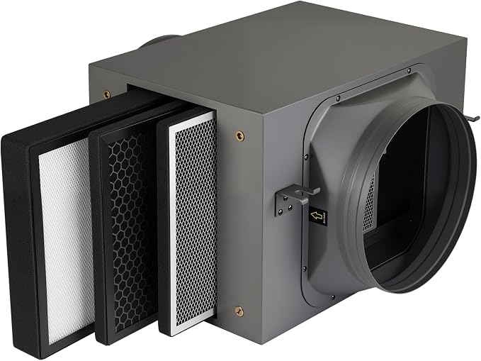 Inline Filter Box 10 ", 3-Layer Air Filtration Box - Image 2