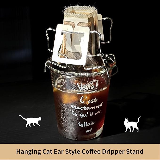 Hanging Ear Drip Coffee Bag Holder - Image 2