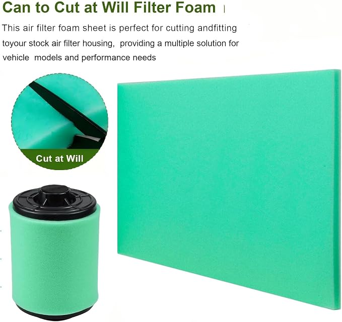Foam Air Filter Material Sheet for Uni Filter-BF-1 BF1-14" X 17" X 5/8" - Image 2