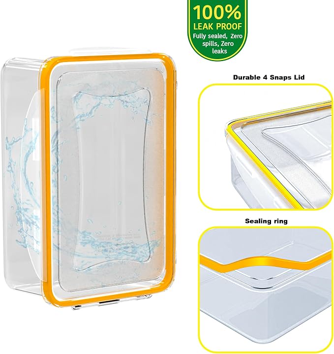 70 Pcs Large Food Storage Containers - Image 5