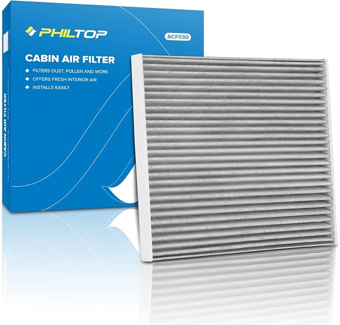 PHILTOP HEPA Cabin Air Filter w/Activated Carbon, Compatible by PHILTOP