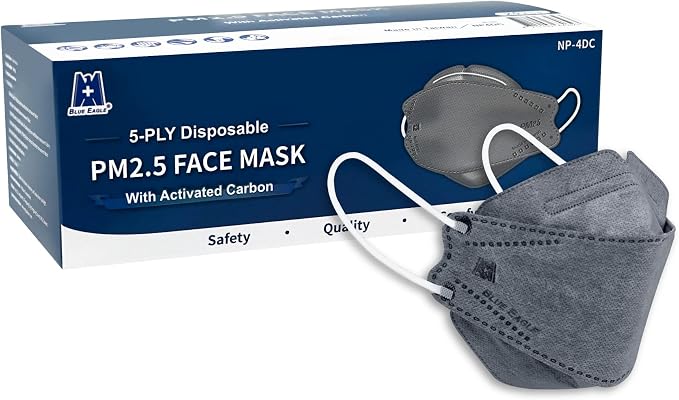 5-PLY BlueEagle Disposable Face Mask | 3D-Structure | PM 2.5 | Soft Inner Layer by BlueEagle