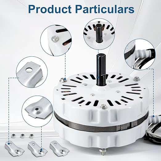 Criditpid Replacement F0510B2497 Lomanco Power Vent Attic Fan Motor Kit - Image 4