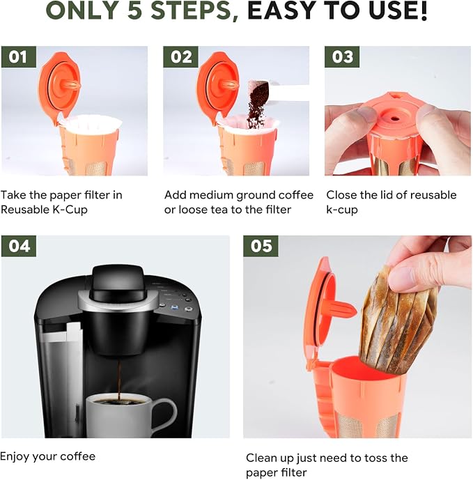 Disposable Paper Coffee Filters K Cup Paper Filters - Image 4