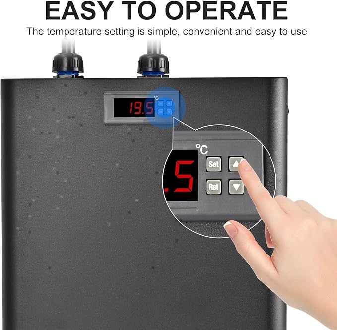 Water Chiller for Cold Plunge 79 Gal, 1/3 HP Aquarium Chiller, Cooling System - Image 6
