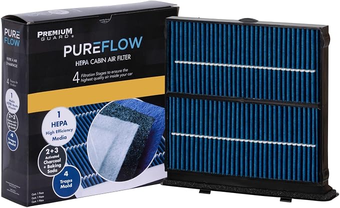 PUREFLOW PC99497HX HEPA Cabin Air Filter | Fits 2019-2024 Subaru Forester 2.5L; by PremiumGuard