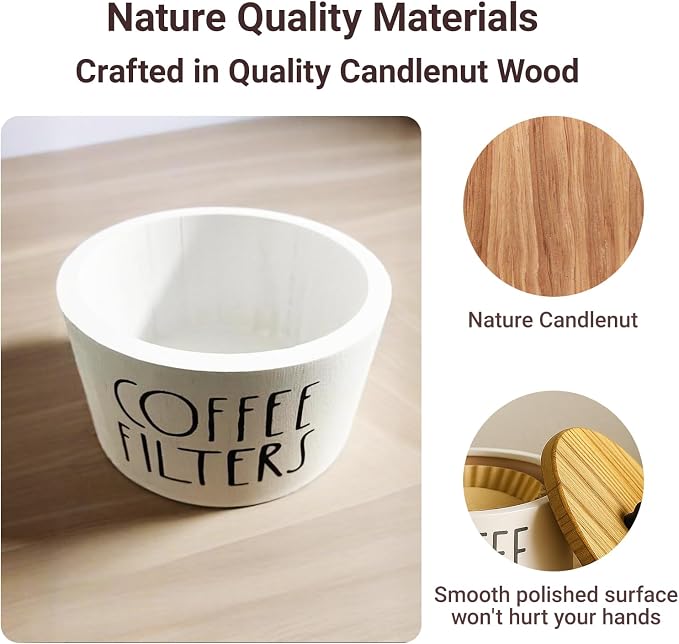 Wooden Coffee Filter Holder - Image 3