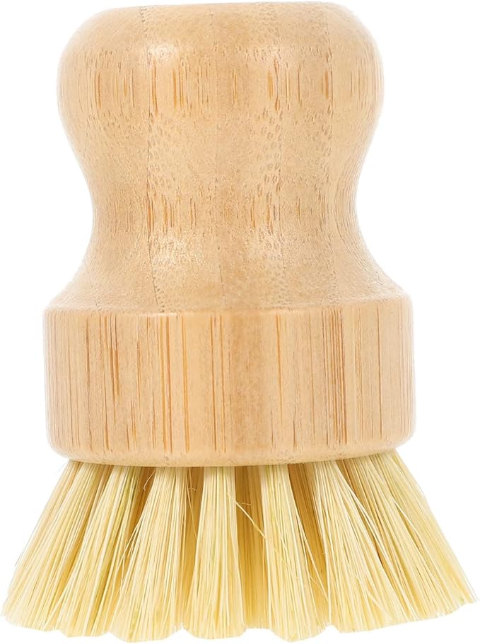 Multi-Function Pot Brush Natural Vegetable Scrubber by Healeved