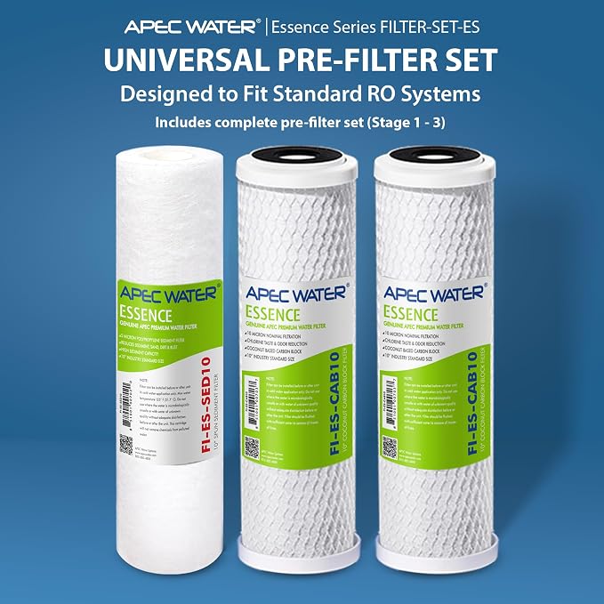APEC Water Systems Filter-Set-ES High Capacity Replacement Pre-Filter Set - Image 2