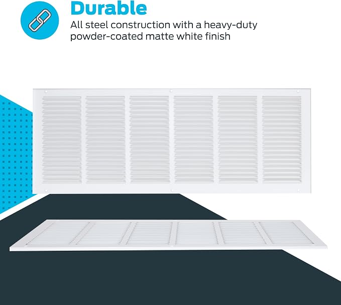 EZ-FLO 30 x 12 Inch Return Air Vent Cover - Image 5
