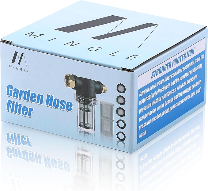 M MINGLE Garden Hose Filter for Pressure Washer inlet Water, Inline Filter for - Image 6