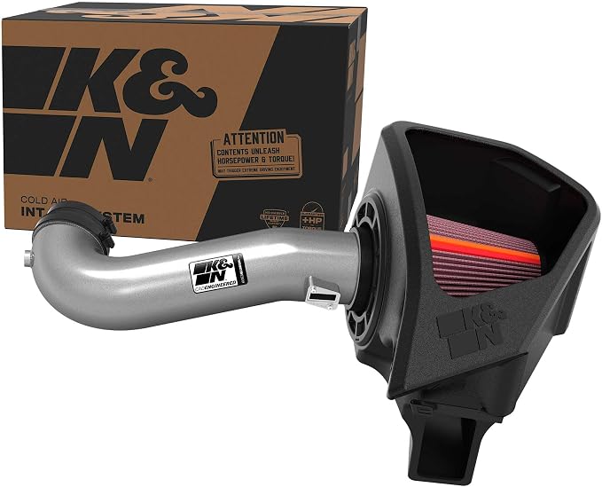 K&N NextGen Aluminum Cold Air Intake System: High-Flow Cotton Filter: Compatible by KNEngineeringInc