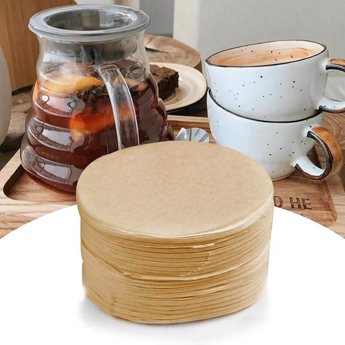 CEYAZYE 200 PCS Round Coffee Filter Paper, 56 mm Disposable Coffee Filters - Image 7