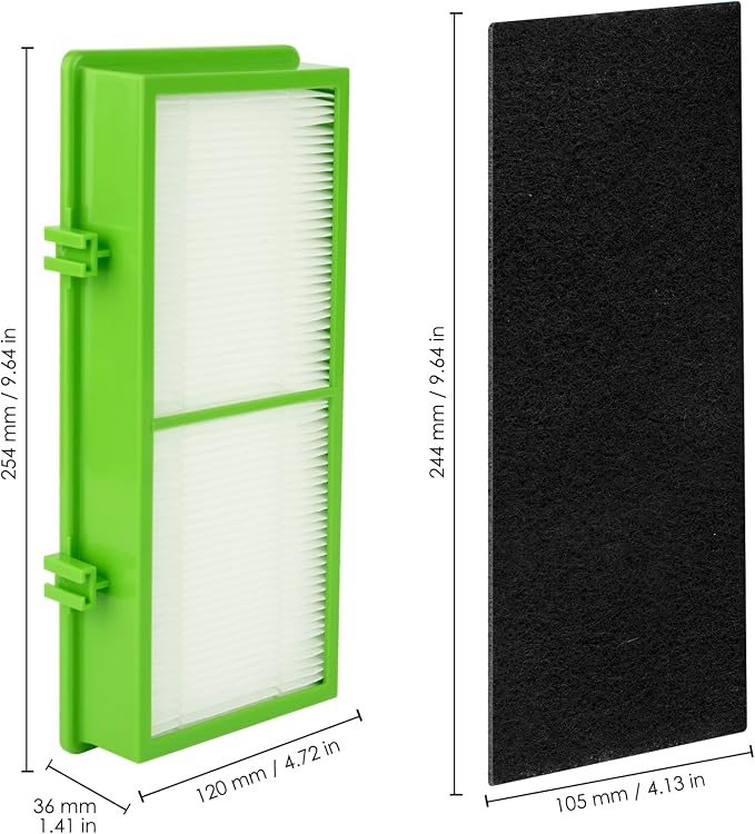 AER1 Filter 4 HEPA Filters + 8 Carbon Booster Filters Compatible - Image 7