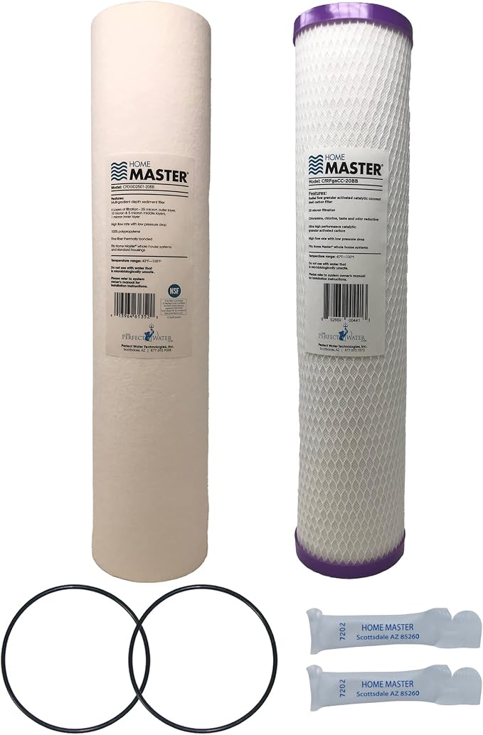 Home Master Whole House 4-Layer Sediment 25 Down to 1 Micron, Radial Flow by HomeMaster