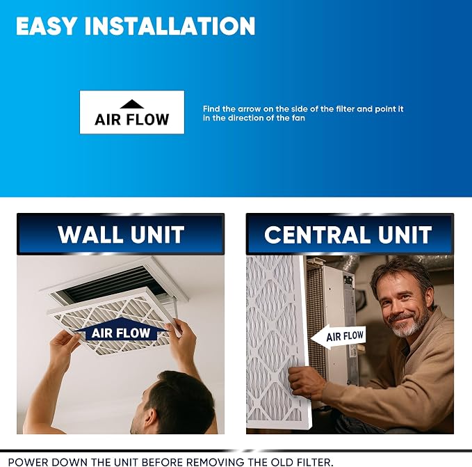 16x20x1 Air Filter, MERV 11, Air Conditioners & Furnaces– High Particle Capture - Image 5