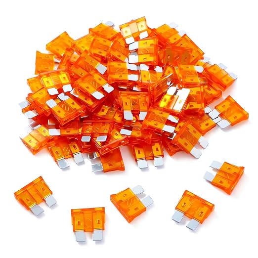 100 Pack Auto Fuses 5 AMP ATC/ATO Standard Regular Fuse Blade 5A Car Truck Boat by JESUNK