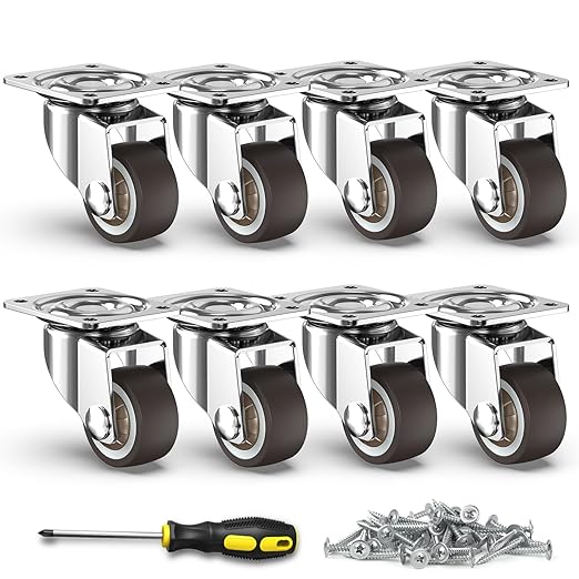 HOLKIE 1 inch Small Caster Wheels by HOLKIEUSA