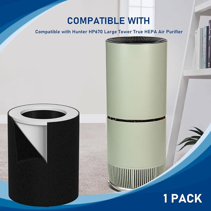 HP670 Replacement True HEPA Filter Set Compatible - Image 4