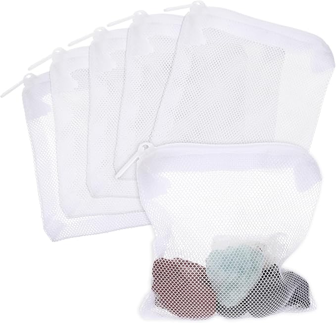15Pcs Aquarium Filter Media Bags, Mini Fish Tank Media Mesh Filter Bags Reusable by Unknown