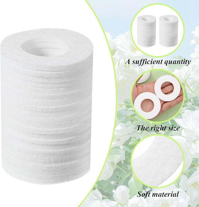 30 Pack Diffuser Refill Pads, Mini Unscented Aroma Pads Essential Oil Perfumes - Image 3