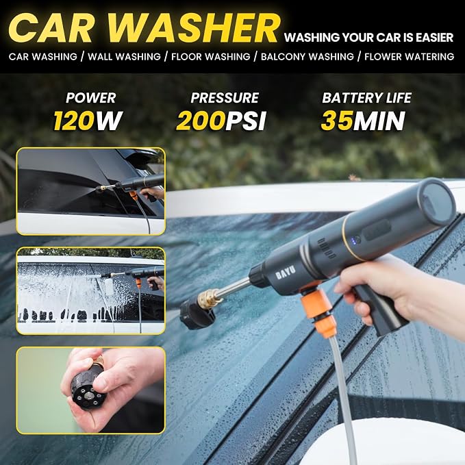 BAYU 6 in 1 Car Jump Starter Kit - Image 2