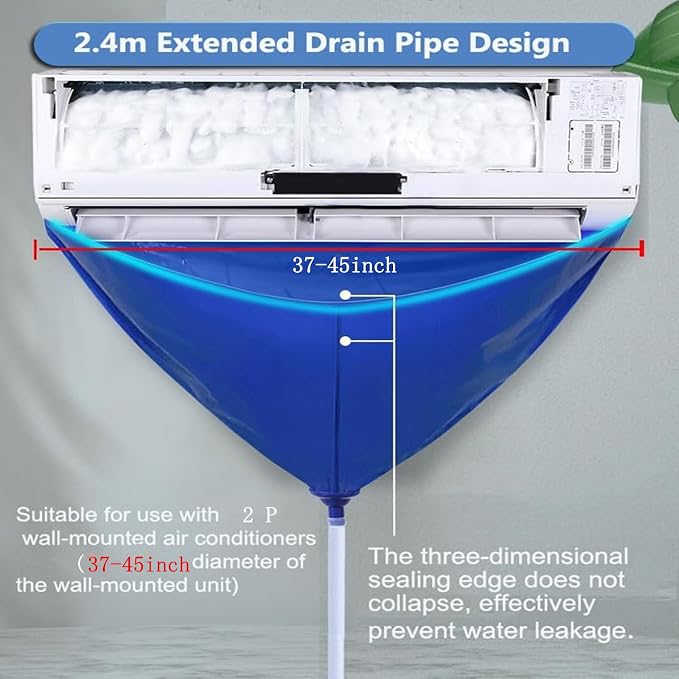 Mini Split Ac Cleaning Kit, Air Conditioner Cleaning Cover Waterproof Air - Image 2