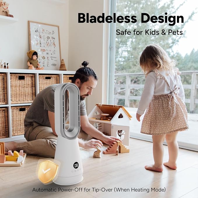 3-in-1 Bladeless Tower Fan - Image 6