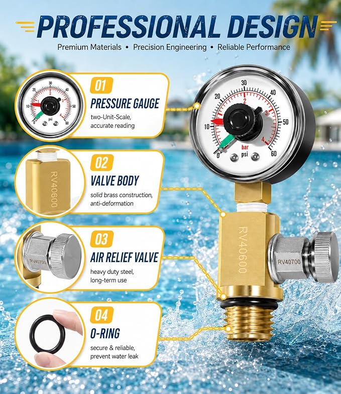 98209800 High Flow Manual Relief Valve/Air Relief Manual Valve Assembly - Image 4