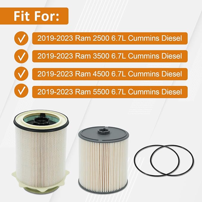 Marsram Fuel Filter Upgrade for 2019-2024 Ram 2500 3500 4500 5500 6.7 Cummins - Image 2