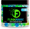 FunkAway Odor Eliminating Beads, 12 oz., Supercharged Odor Absorbing Beads for the House, Car or Gym, Eliminate Smoke, Pet and Bathroom Odors for Long-Lasting Results