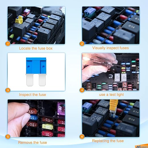 Nilight 105PCS Micro2 Fuse ATR APT Car Blade Fuses Assortment Kit Micro 2 - Image 4