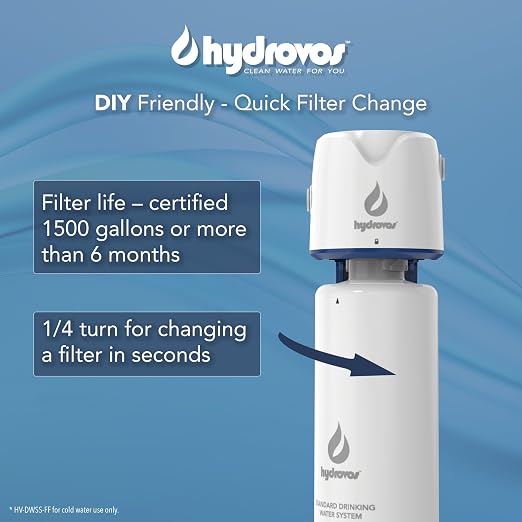 DWSS Under Sink Water Filter for RV, NSF 53 Certified Removes Microplastics - Image 8