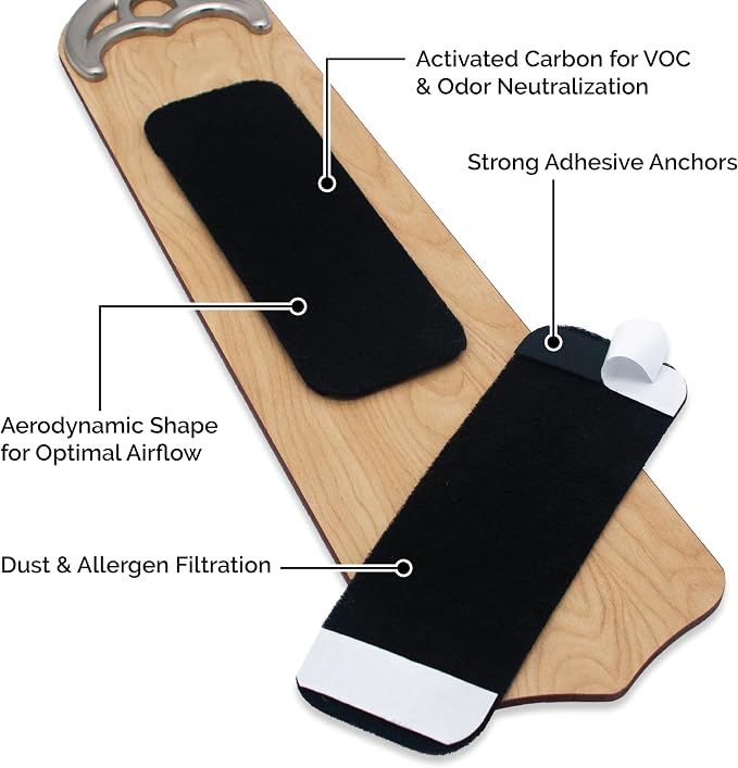 Activated Charcoal Ceiling Fan Filters 5-Pack - Image 2