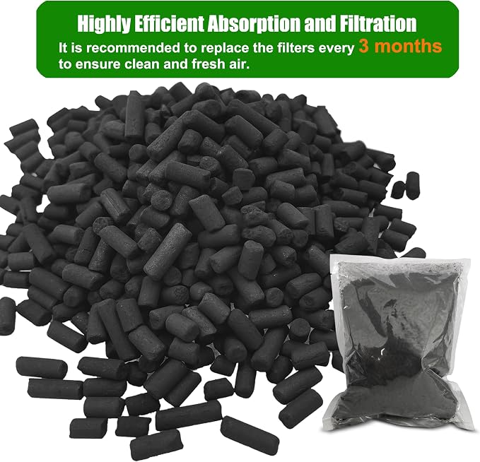 Odor Absorbing Carbon Refills for Fylecen Kitchen Smart Compost Bin, - Image 4