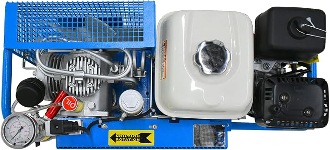 TUXING 4500Psi 300Bar High Pressure Diving Compressor, 3.5CFM100L/min Air Flow - Image 6