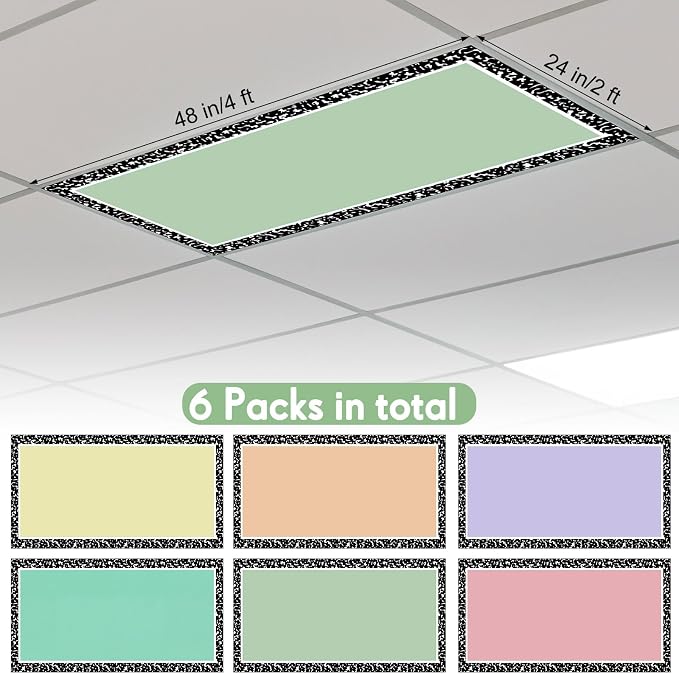 Outus Fluorescent Light Cover Classroom Lighting Cover - Image 2
