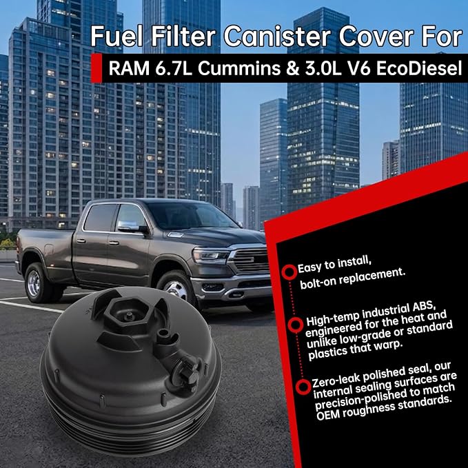 Diesel Fuel Filter Canister Cover - Image 4