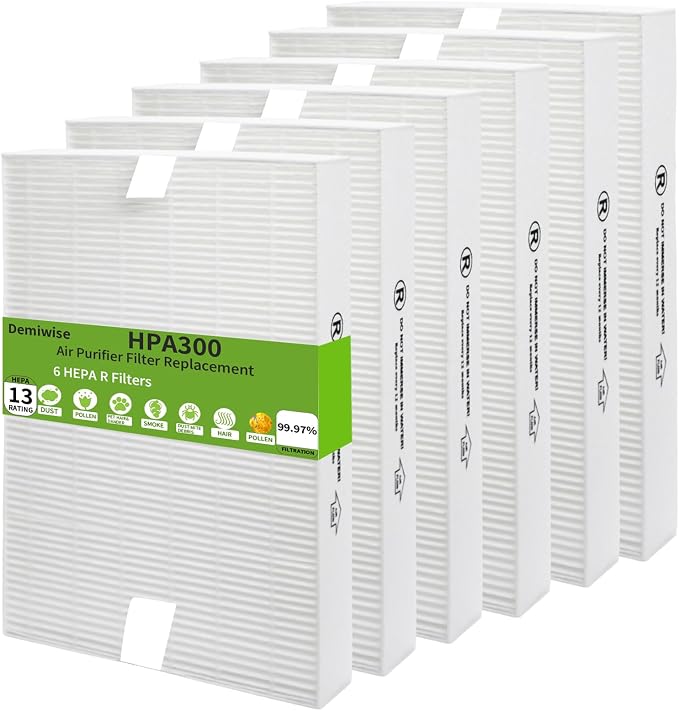 HPA300 Replacement True HEPA Filters Compatible by Demiwise